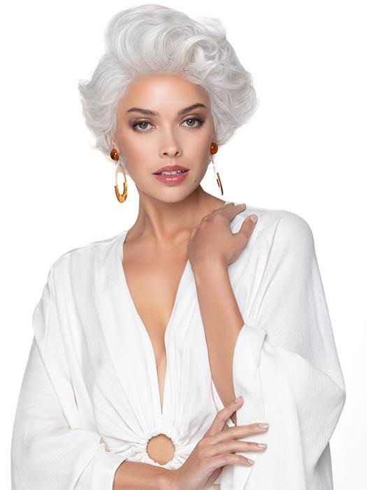 Tapered Curls Lace Front Wig Synthetic W250