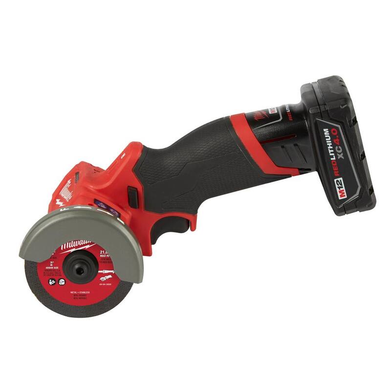 12V Cordless Cut Off Saw Kit with Right Angle Drill M294474
