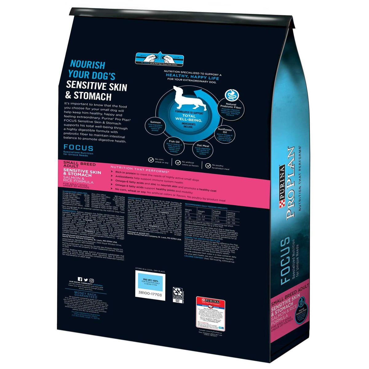 Sensitive Skin & Stomach Small Breed Dog Food U81942