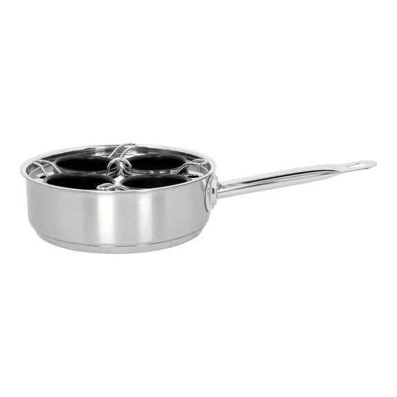 4-cup Stainless Steel Egg Poacher Set L421