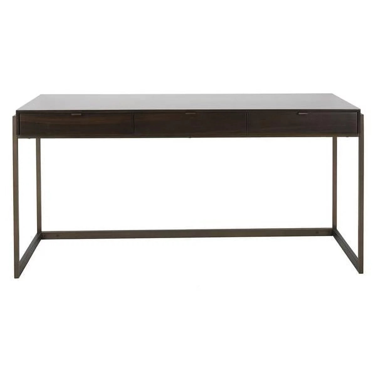 Brown 3 Drawer Writing Desk L4233