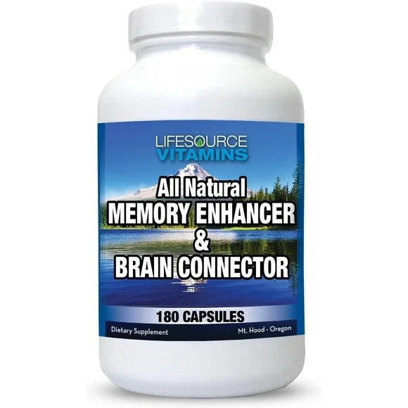 Ginkgo Biloba Brain Supplement 180 Capsules L38991