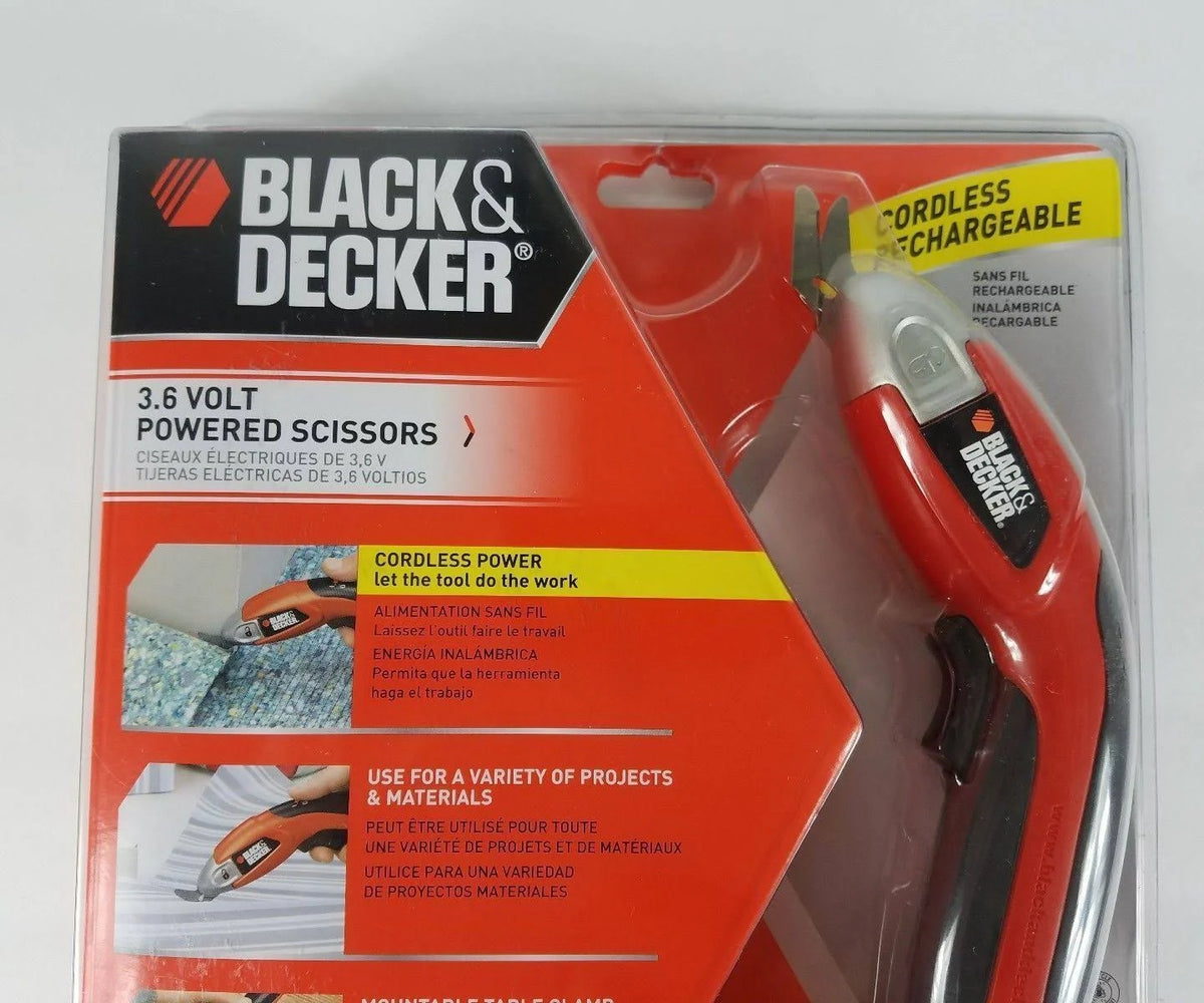 Black u0026 Decker Sz360 3.6-Volt NiCad Cordless Power Scissors Q822