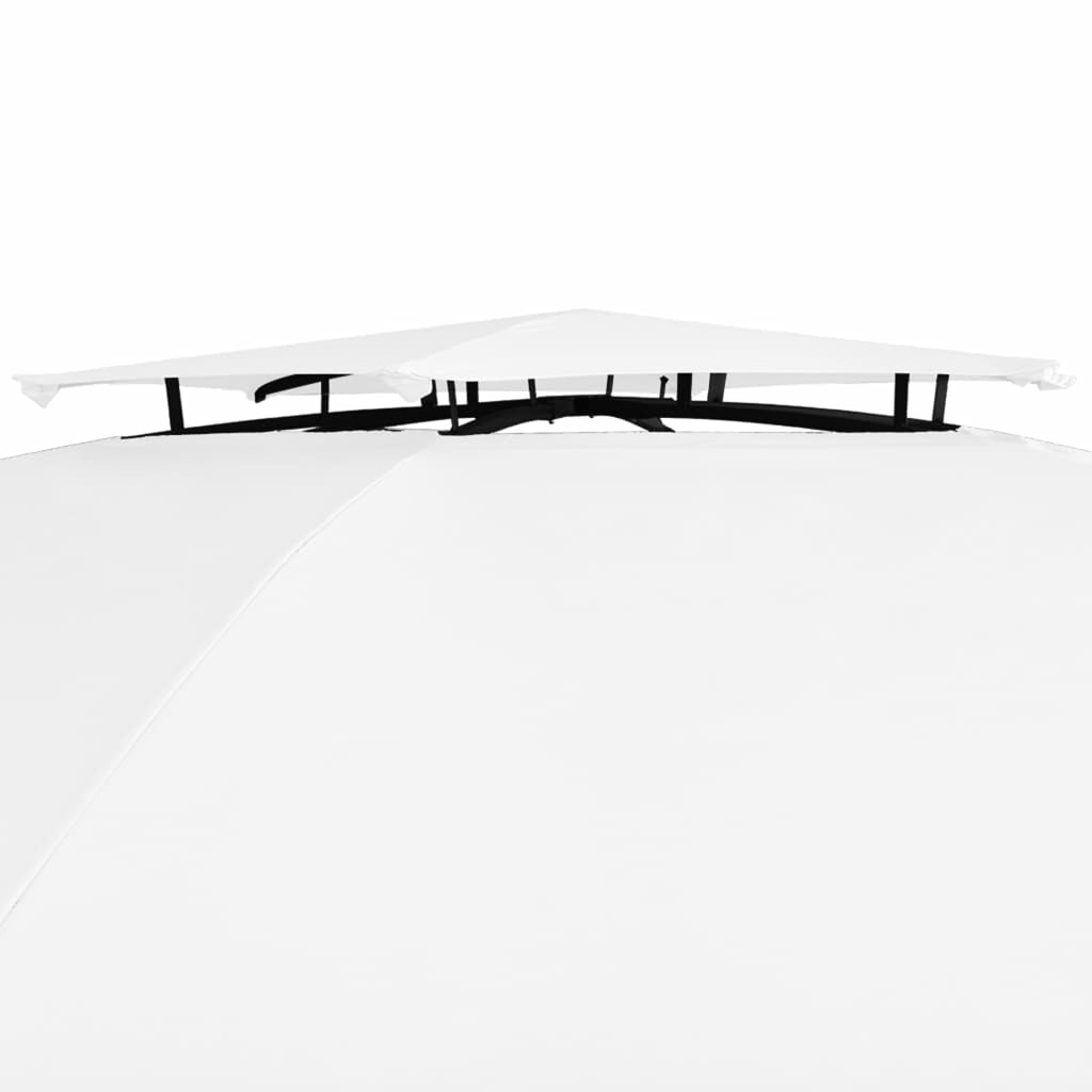 White Garden Marquee with Curtains B138644