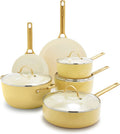Hard Anodized Ceramic Nonstick 10 Piece Cookware Set F50667