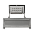 Solid Wood King Size Lighted Bed D4898