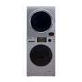110V 1.6 cf Washer and 3.5 cf Vented Digital Dryer in Silver V9573