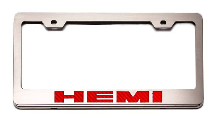 Rear Tag Frame Red T930565