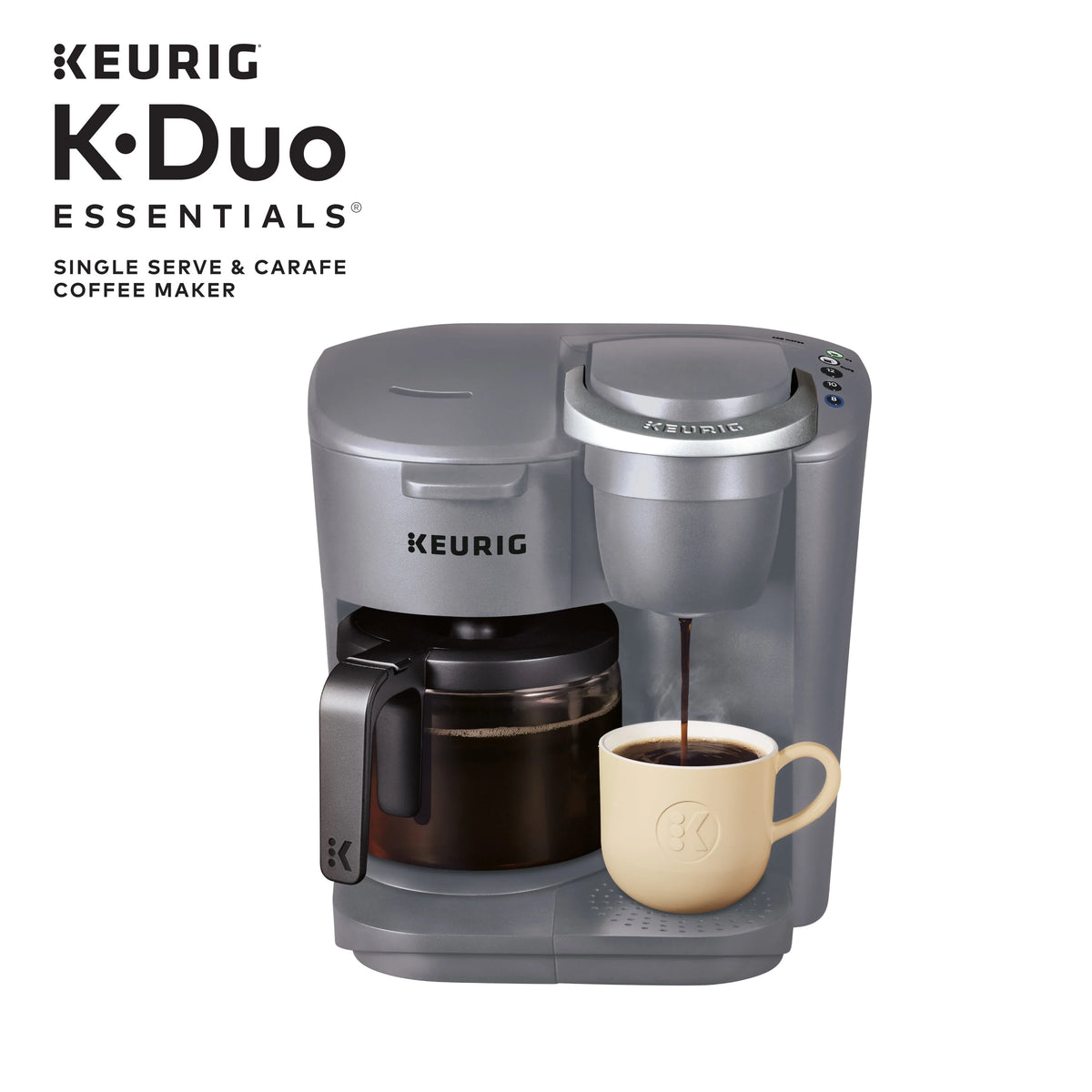 Black Single-Serve K-Cup Pod Coffee Maker E7769