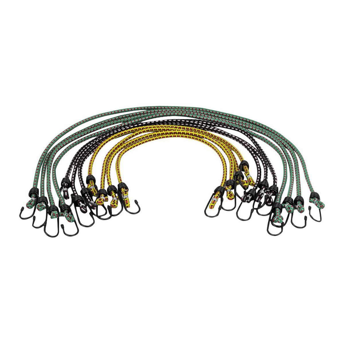 Elastic Stretch Cords, 12-Piece Y41906