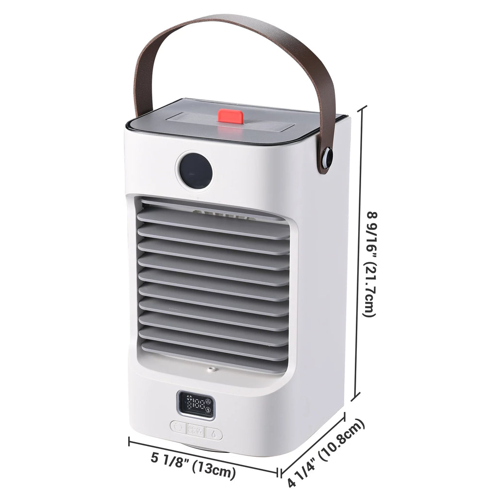 Portable Tabletop Air Cooler Fan with LED Light H852854