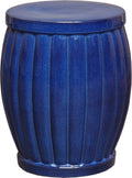 Blue Large Garden Stool O252