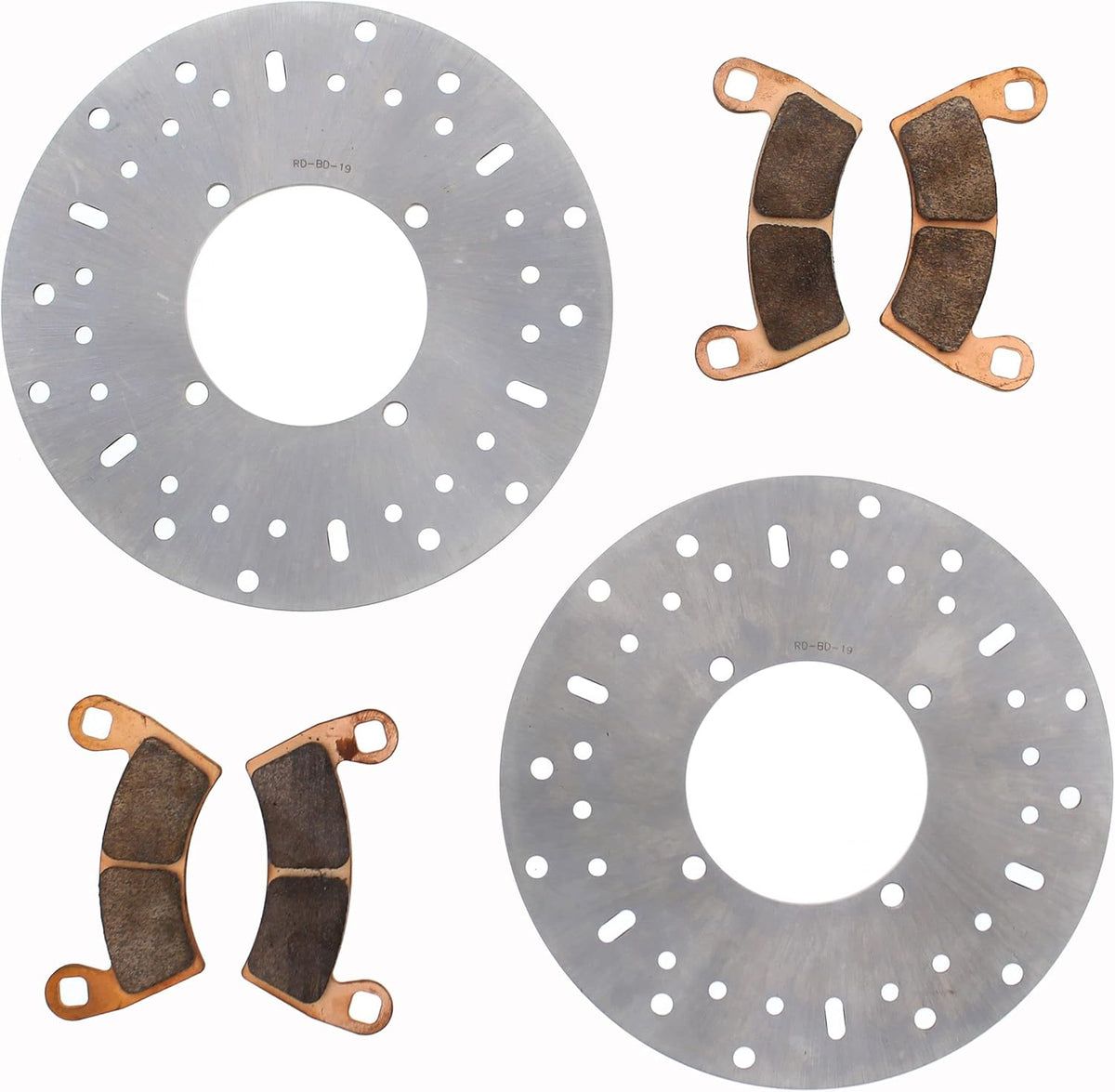 Front Brake Rotors Disc & Brake Pads Q5629