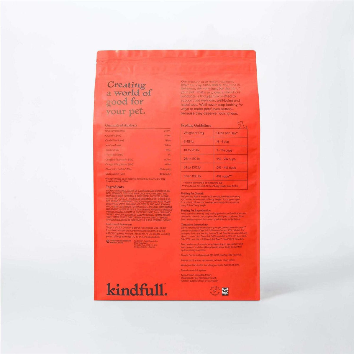 Chicken and Brown Rice Recipe Dry Dog Food F7126