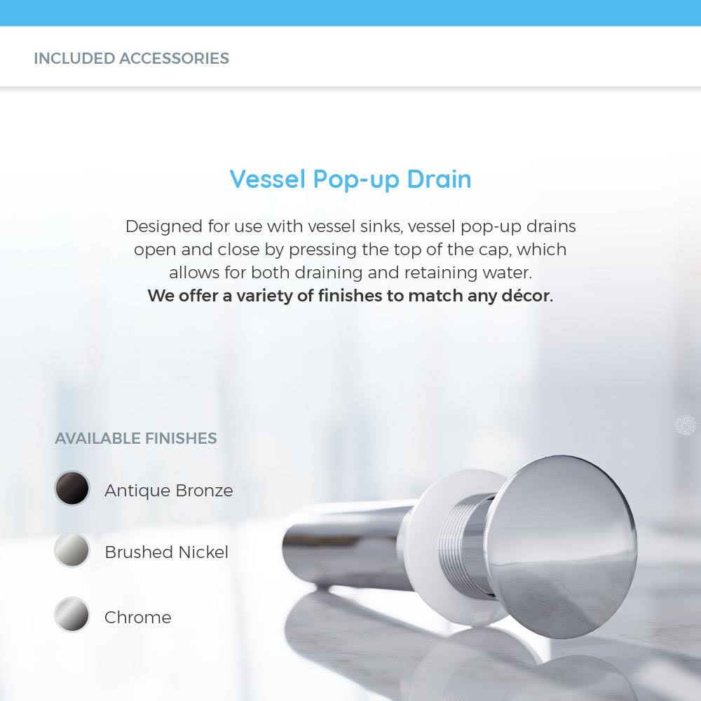 Sandstone Vessel Sink Ensemble with Brushed Nickel Finish Faucet V328