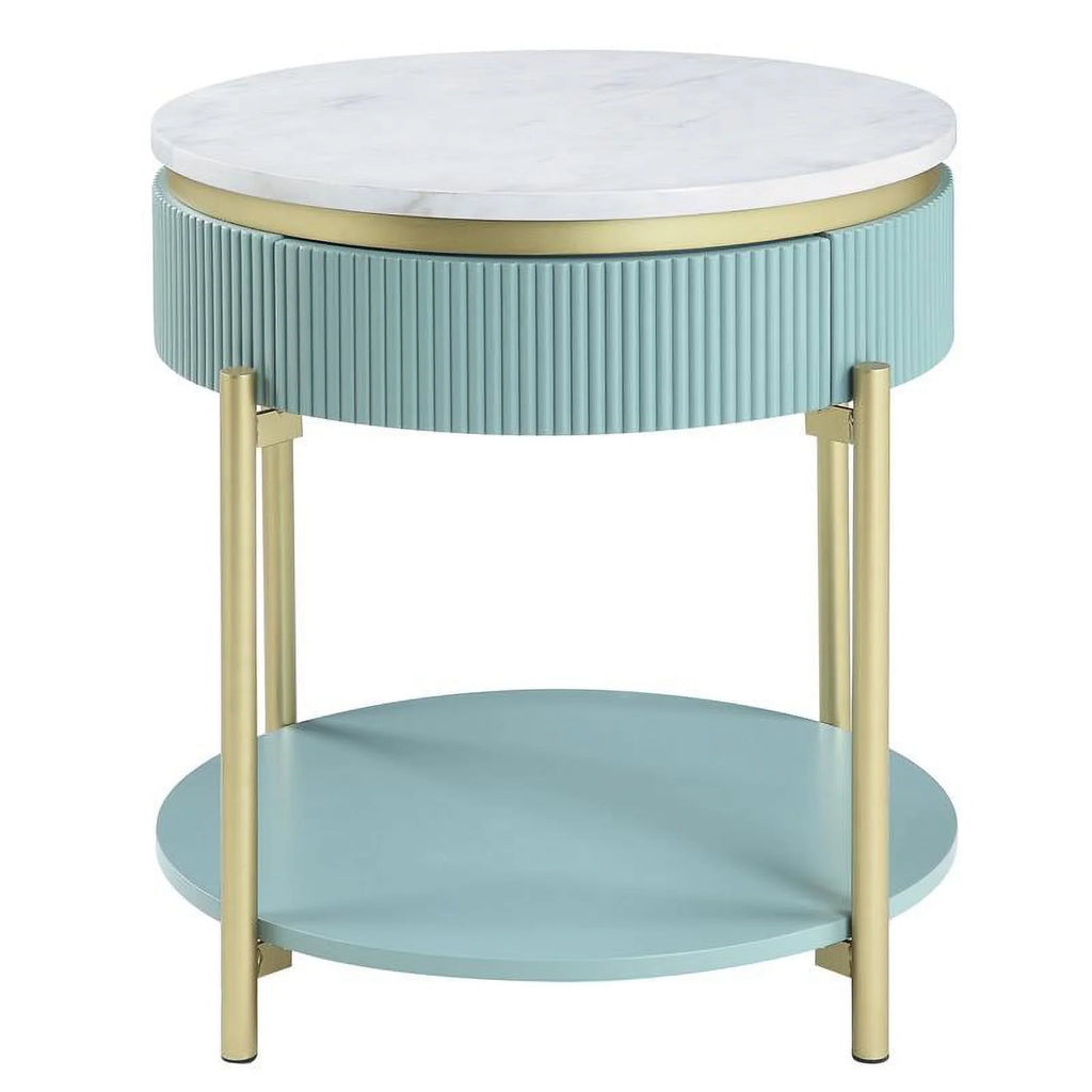 Contemporary Wood 1-Drawer End Table H163