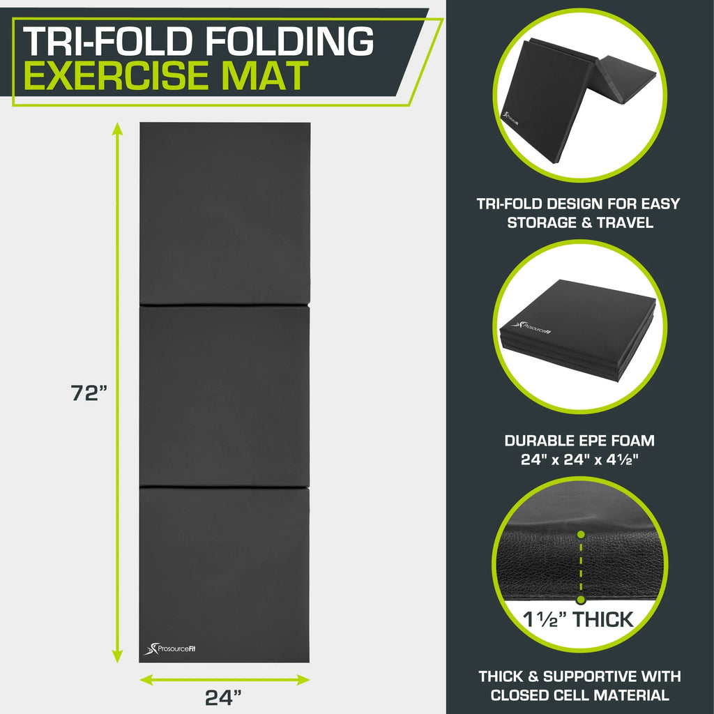 Folding Gymnastics Mat 6'x2' J236