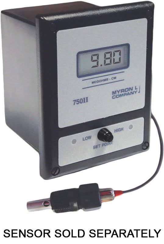 Resistivity Digital Monitor/Controller with 0-20 Mo Range, 115 VAC Power Cord J725