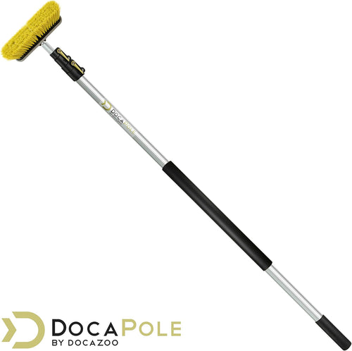 11 Inch Medium Bristle Deck Brush with Telescoping Pole V525069