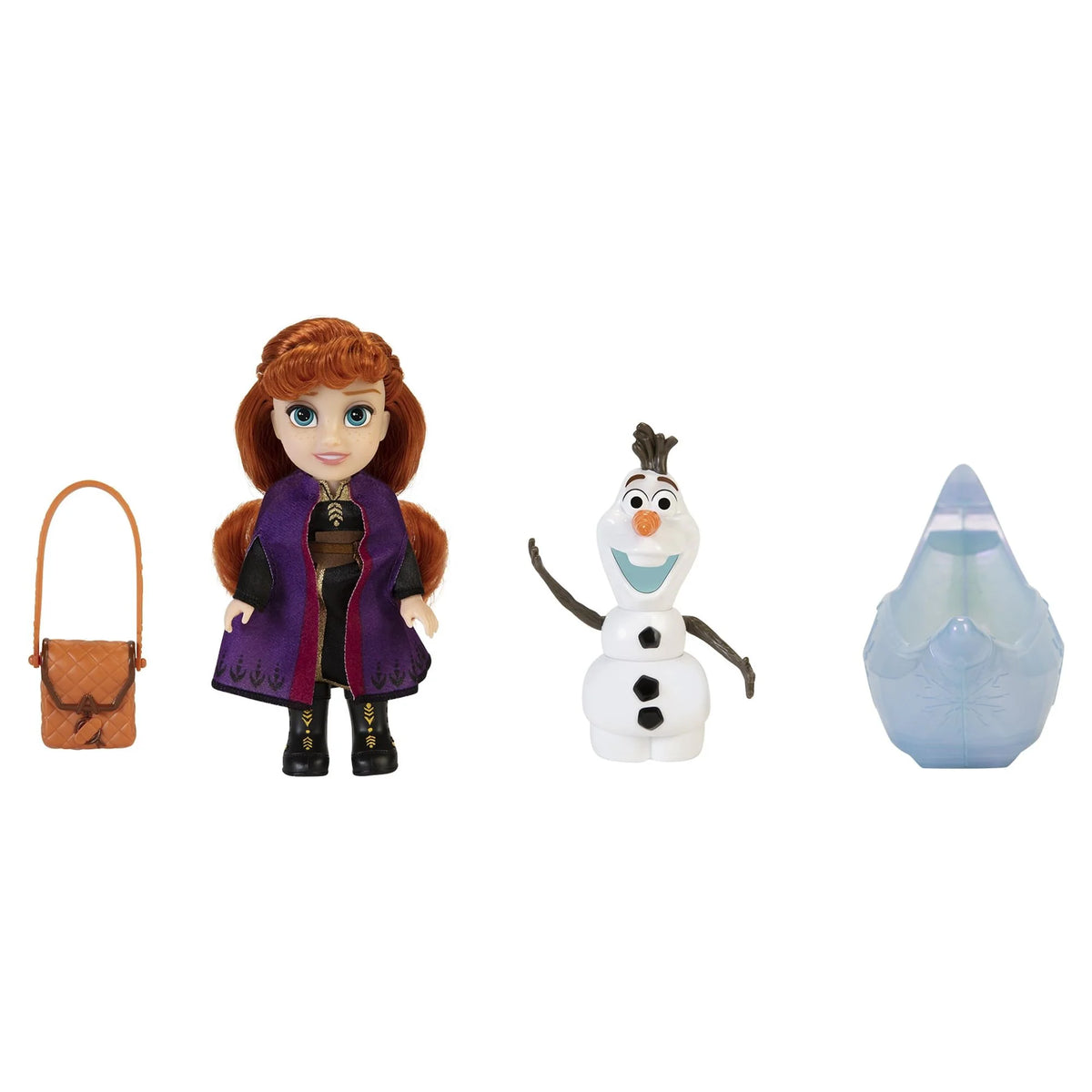 Frozen 2 Petite Princess Anna and Ice Canoe Gift Set Includes Anna, Olaf! Dolls are approximately 6 inches tall X435784