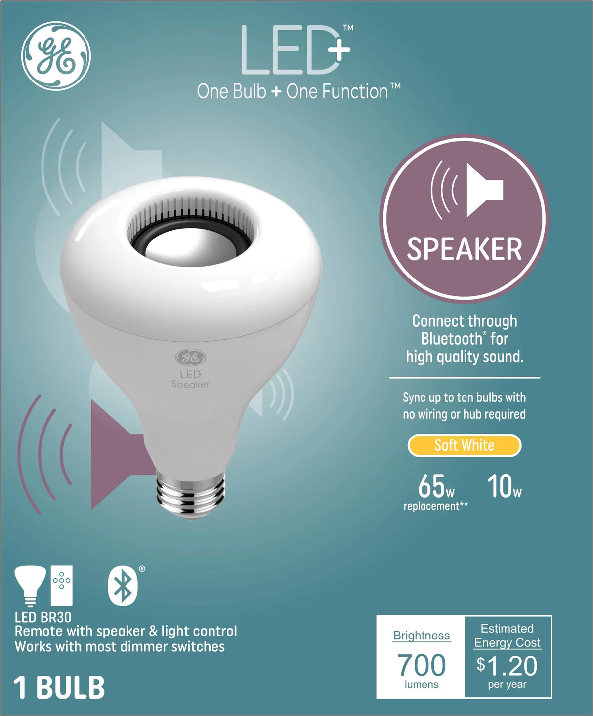 Soft White BR30 LED Light Bulb A48601