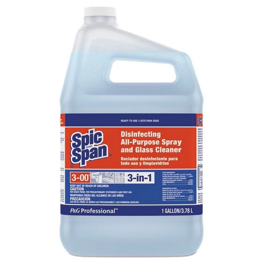 1 Gal Bottle Disinfecting All-Purpose Spray And Glass Cleaner, Bundle of 5 L324