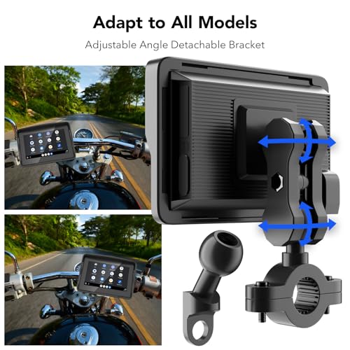 5" IP67 Waterproof Motorcycle CarPlay Screen N814100
