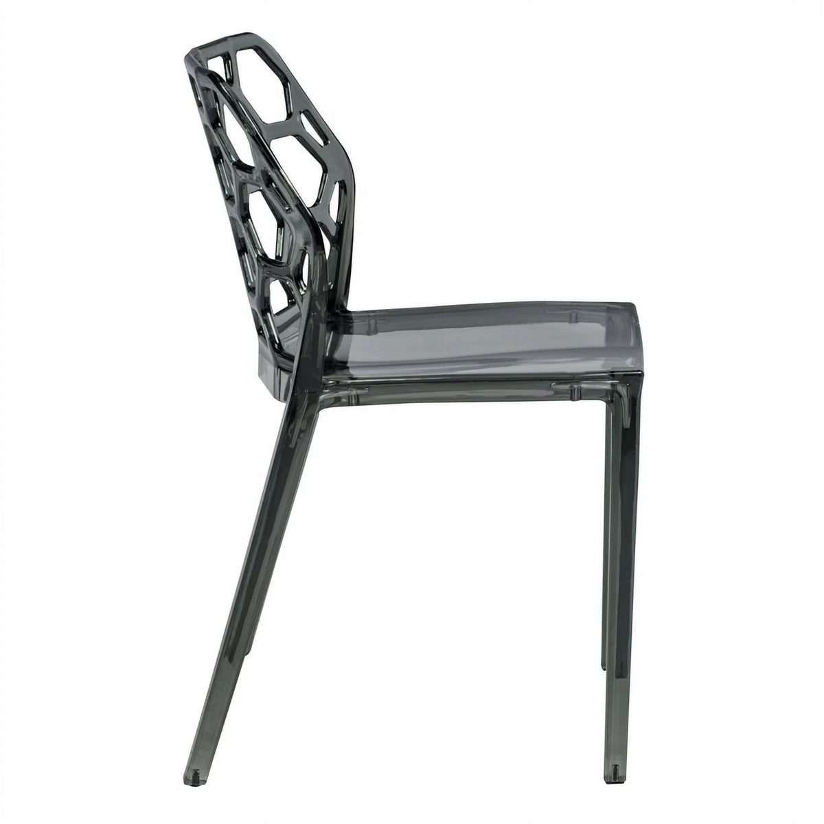 Black Plastic Dining Side Chair R68032