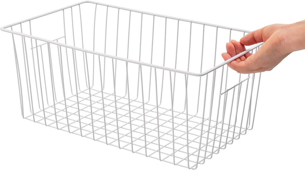 16inch Freezer Wire Storage Organizer Baskets with Built-in Handles (3) Y32450