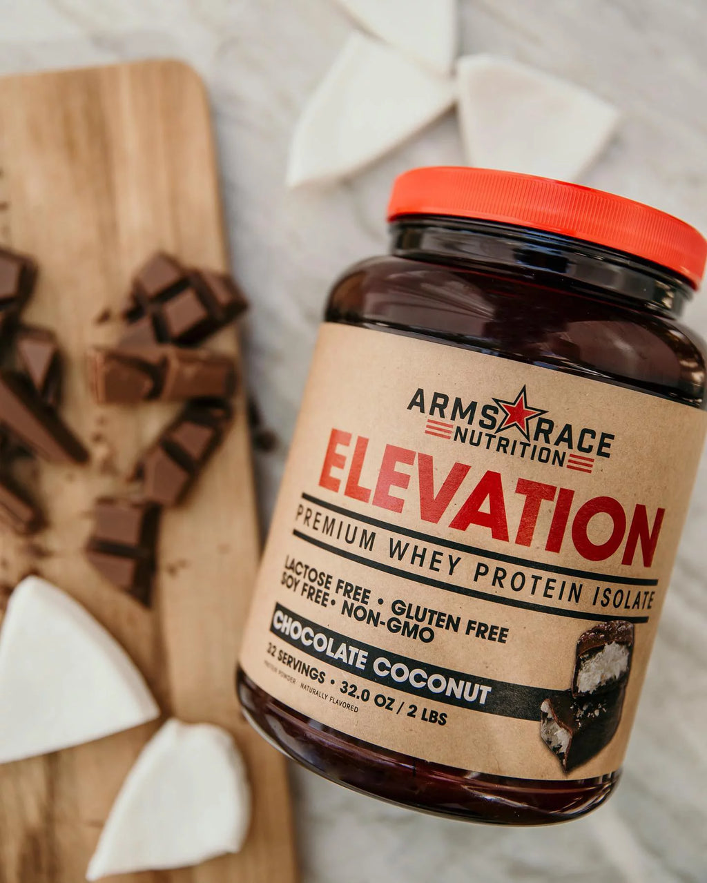 Whey Protein Isolate 32 Servings Chocolate Coconut Z710