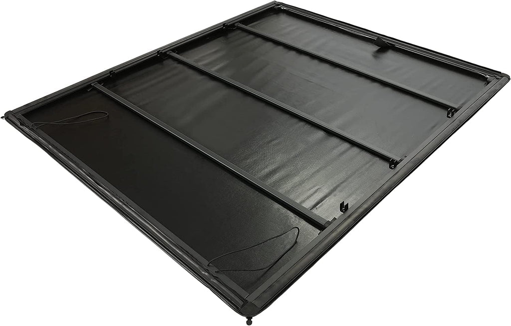 Soft Roll-up Truck Tonneau Cover with 6.5' Bed Black Sailcloth O215