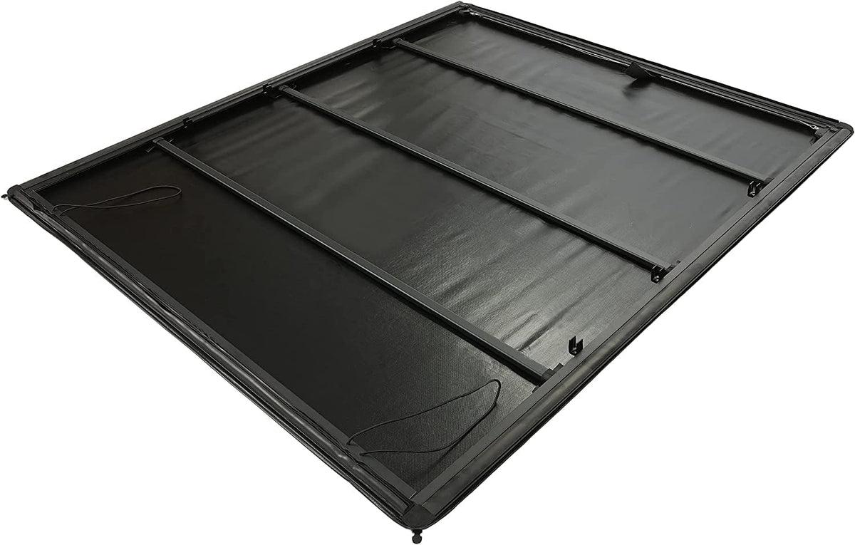 Soft Roll-up Truck Tonneau Cover with 6.5' Bed Black Sailcloth O215