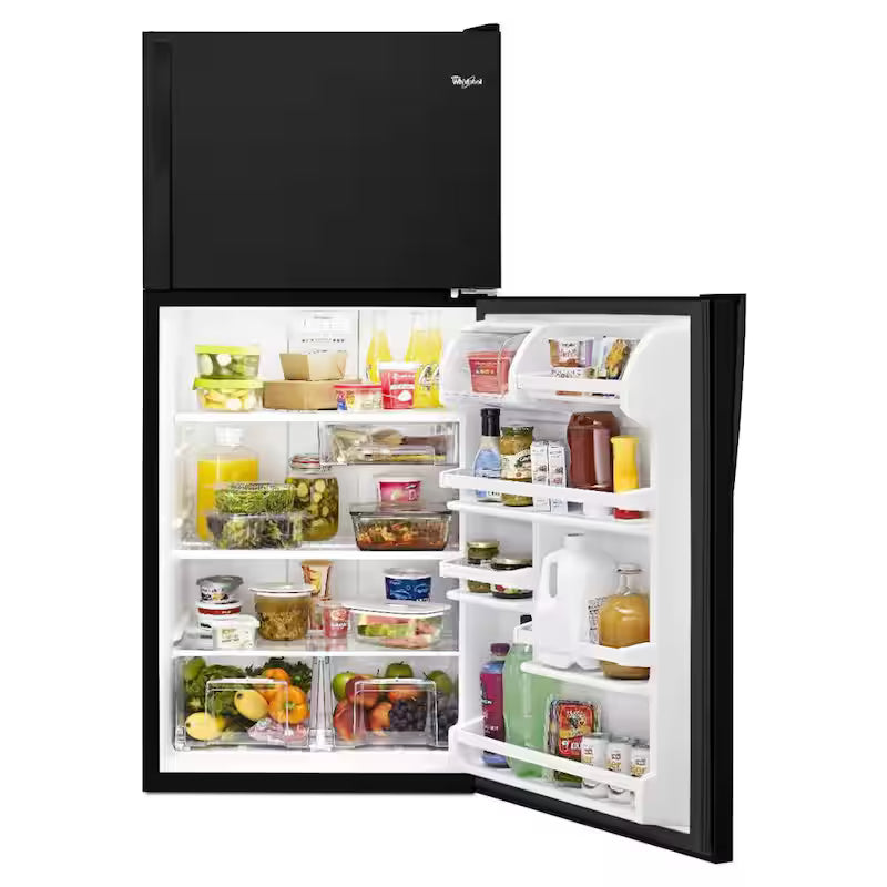 Black Top Freezer Refrigerator V51429