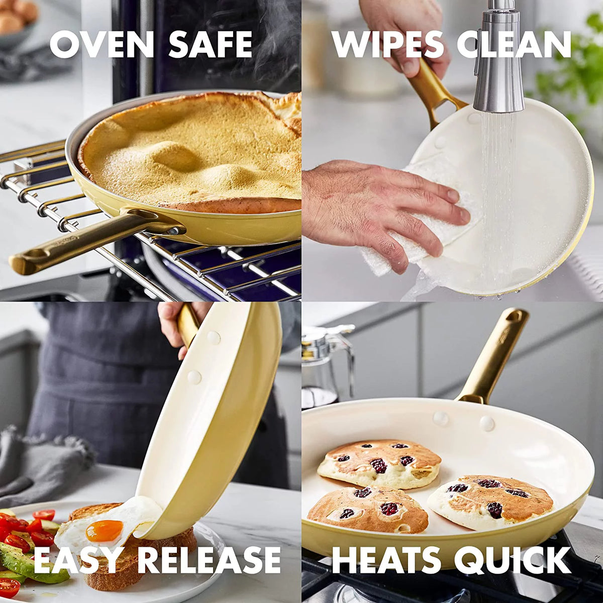 Hard Anodized Ceramic Nonstick 10 Piece Cookware Set F50667
