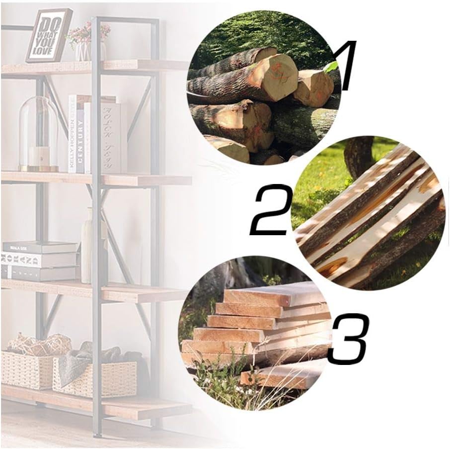 Solid Wood 3 Tier Bookshelf V59826