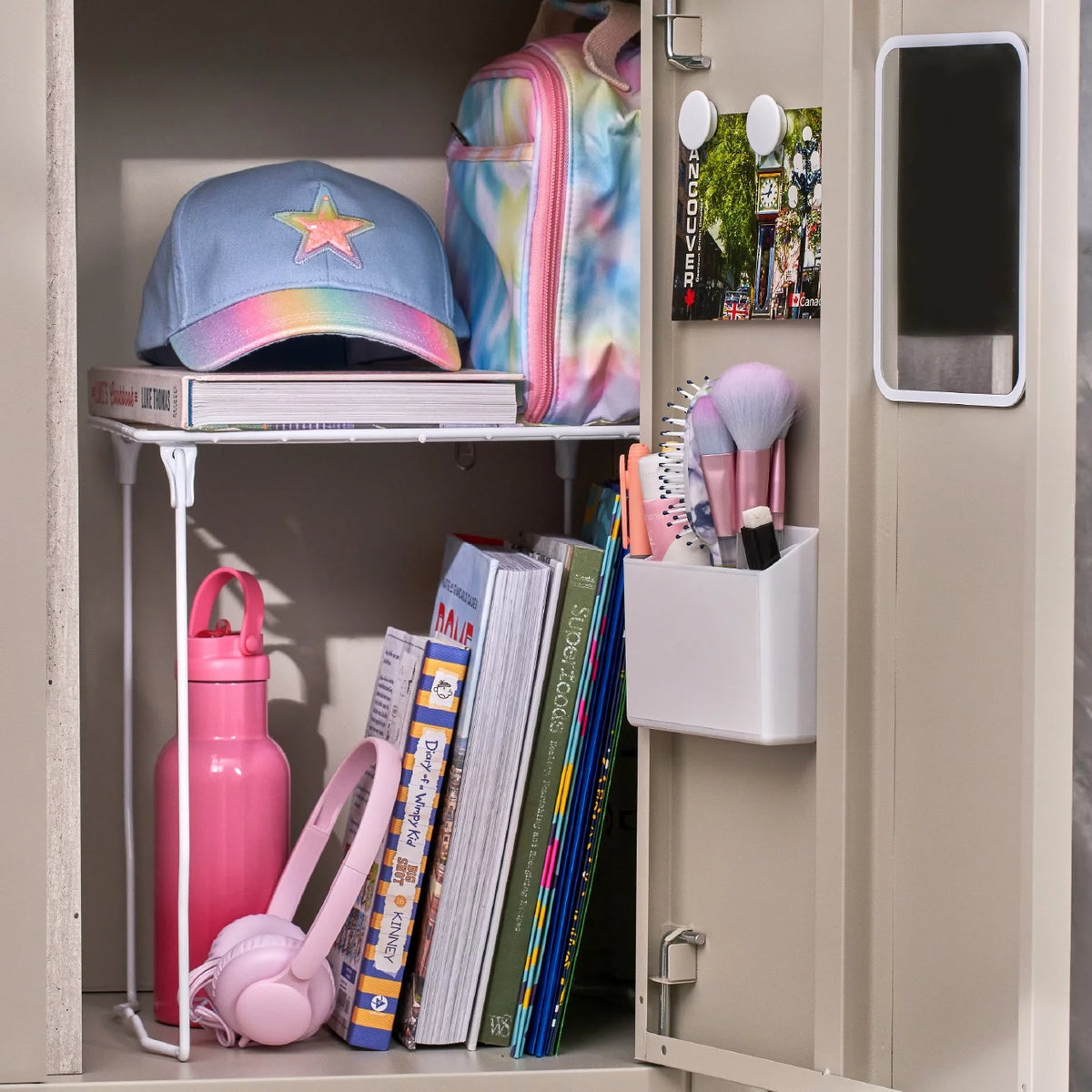 7-Piece Locker Kit with 12" Shelf, White H710047