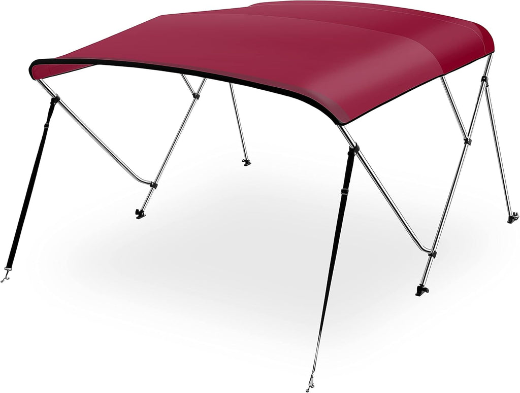 Royal Blue 4 Bow Bimini Top Boat Canopy with Storage Boot D7746