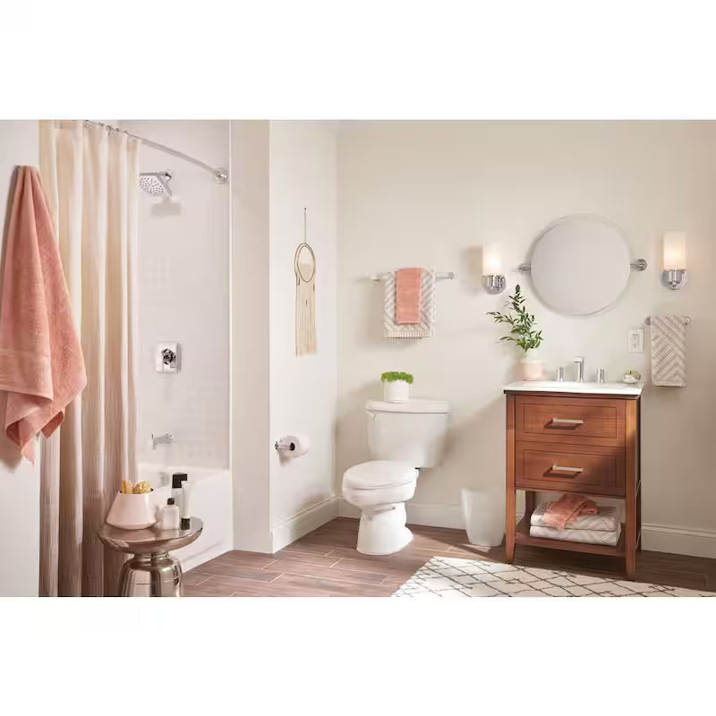 8 in. Widespread Double Handle Bathroom Faucet in Chrome Q850