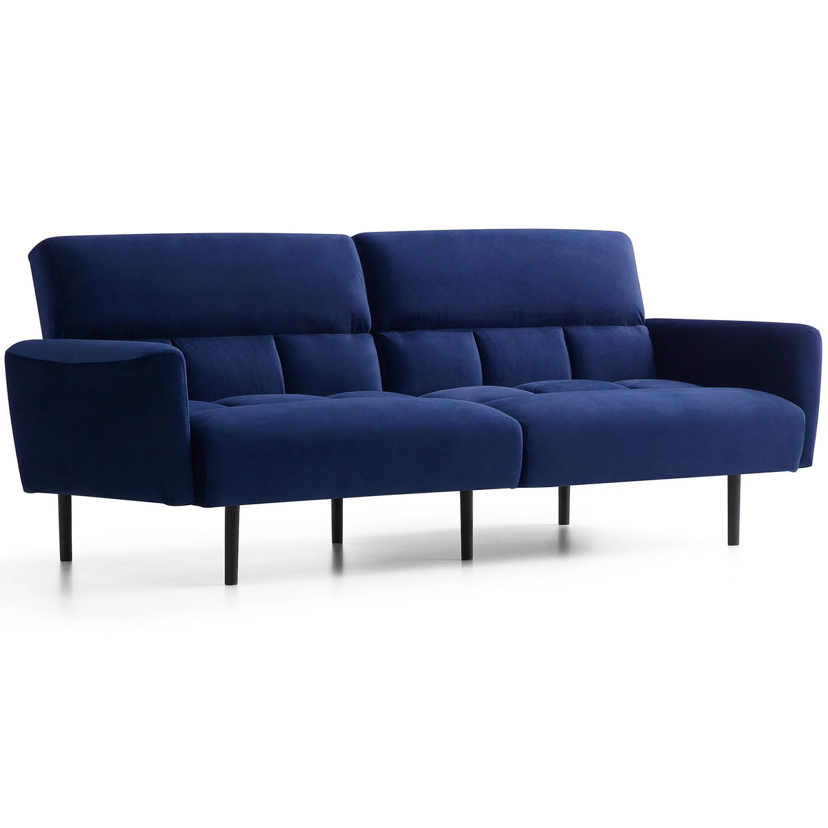 Navy Velvet Sofa Bed Y40661