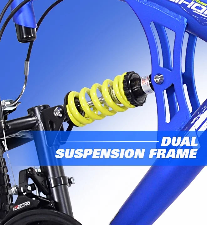 Blue Dual Suspension Mountain Bike O605024