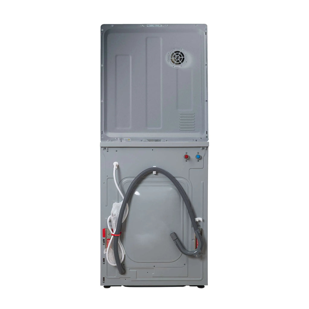 110V 1.6 cf Washer and 3.5 cf Vented Digital Dryer in Silver V9573