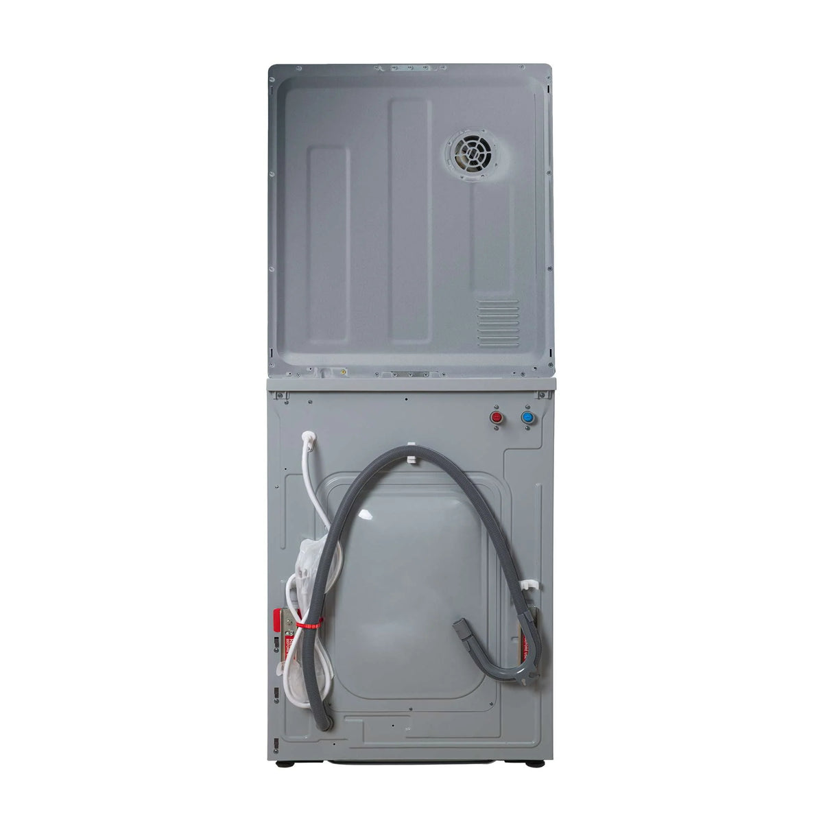 110V 1.6 cf Washer and 3.5 cf Vented Digital Dryer in Silver V9573