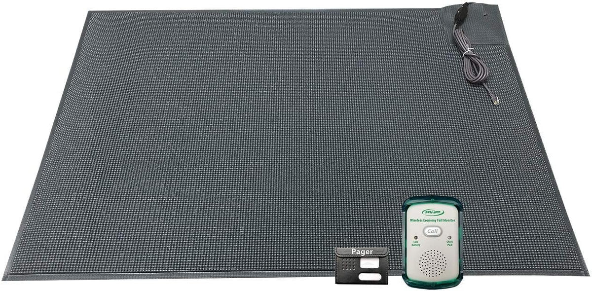 Quiet Fall Alert with Floor Mat and Caregiver Pager N831599