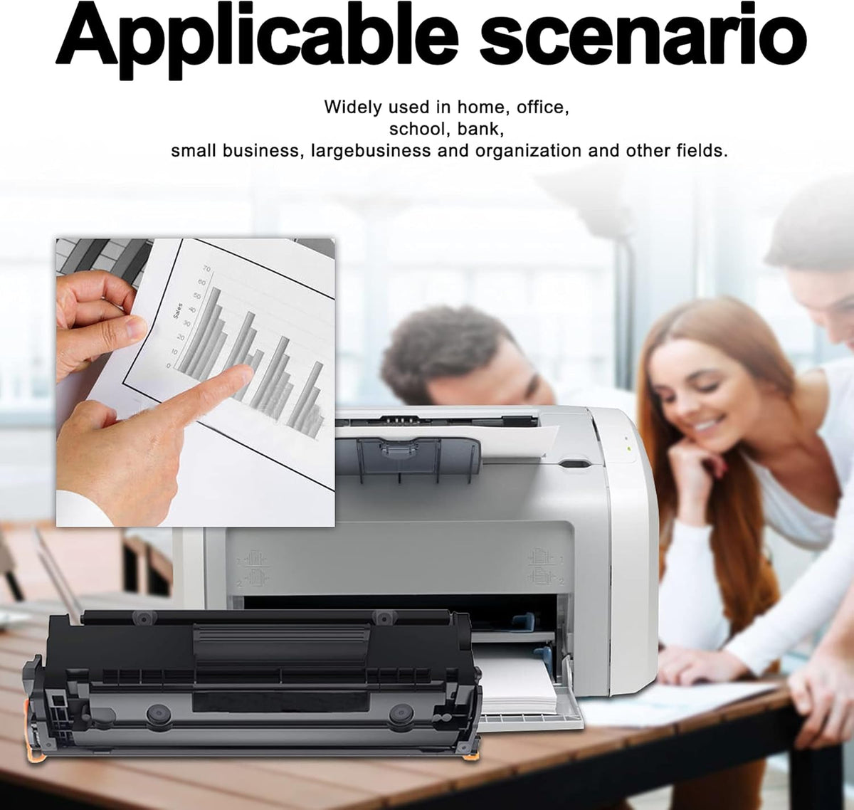 1 Pack 12A Q2612A Toner Cartridge S915