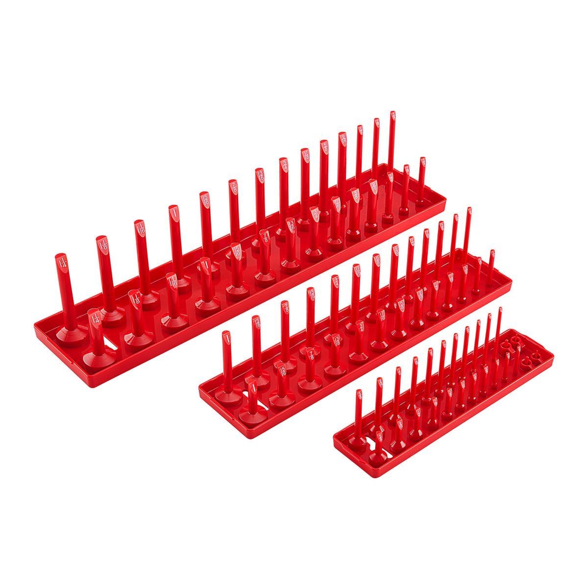 3 Piece Blue SAE Socket Tray X360504