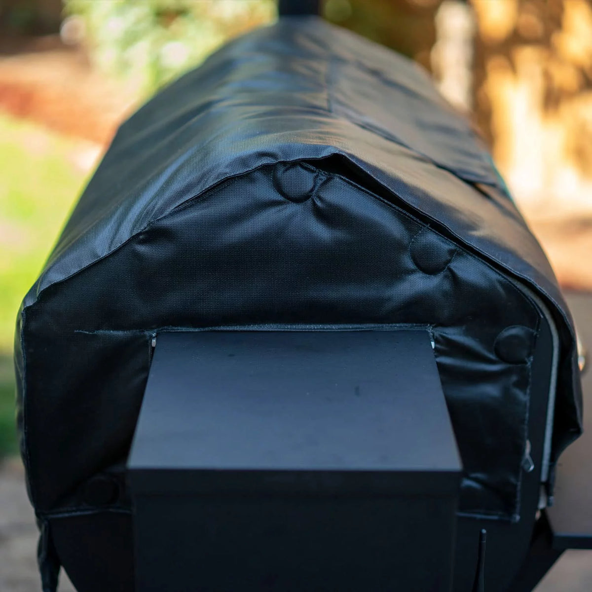 Insulated BBQ Grill Thermal Blanket, Black H19773